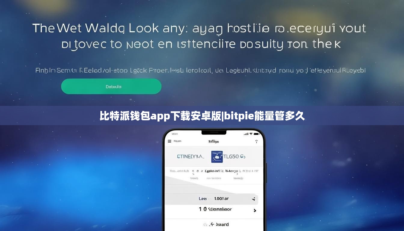 比特派錢(qián)包app下載安卓版|bitpie能量管多久  第1張
